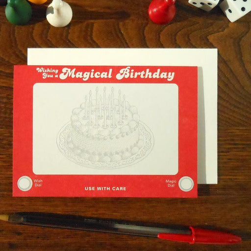 Etch A Sketch Birthday Card