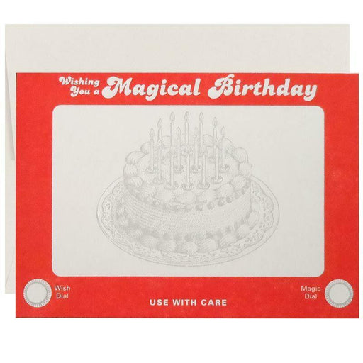 Etch A Sketch Birthday Card