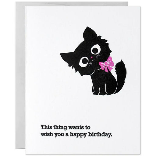 This Thing Wants To Wish You A Happy Birthday Card