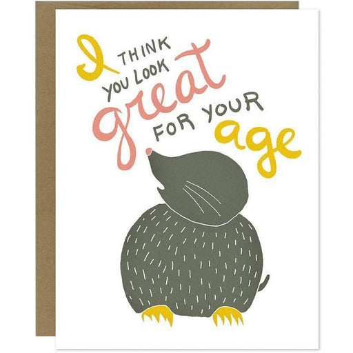 You Look Great For Your Age Birthday Card