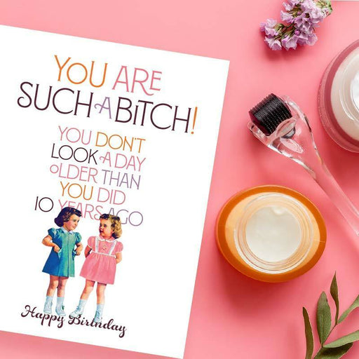 You Are Such A B*tch! You Don't Look A Day Older Birthday Card